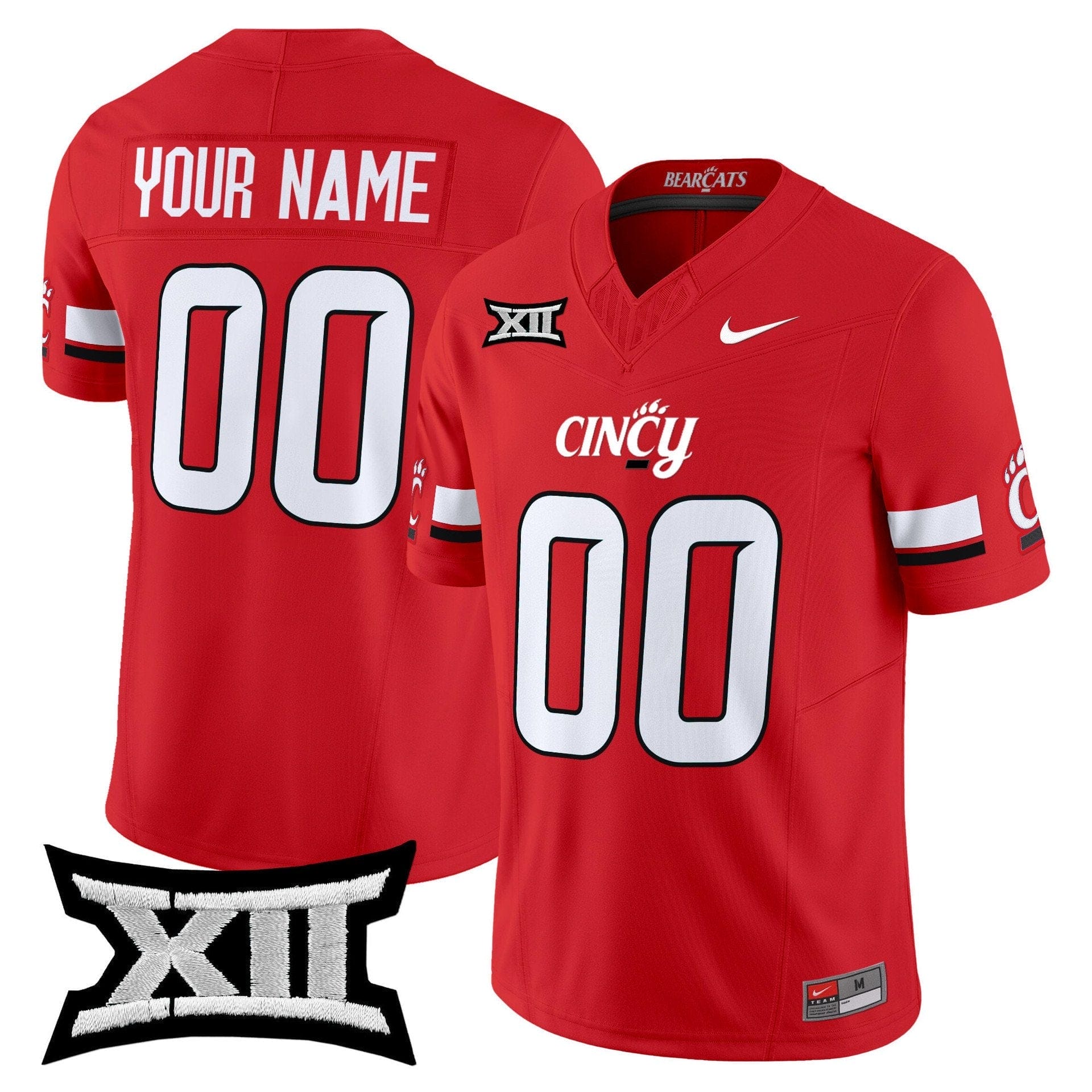 Custom Cincinnati Bearcats Jersey Name, Number 2025 Vapor Limited Stitched - Image 3