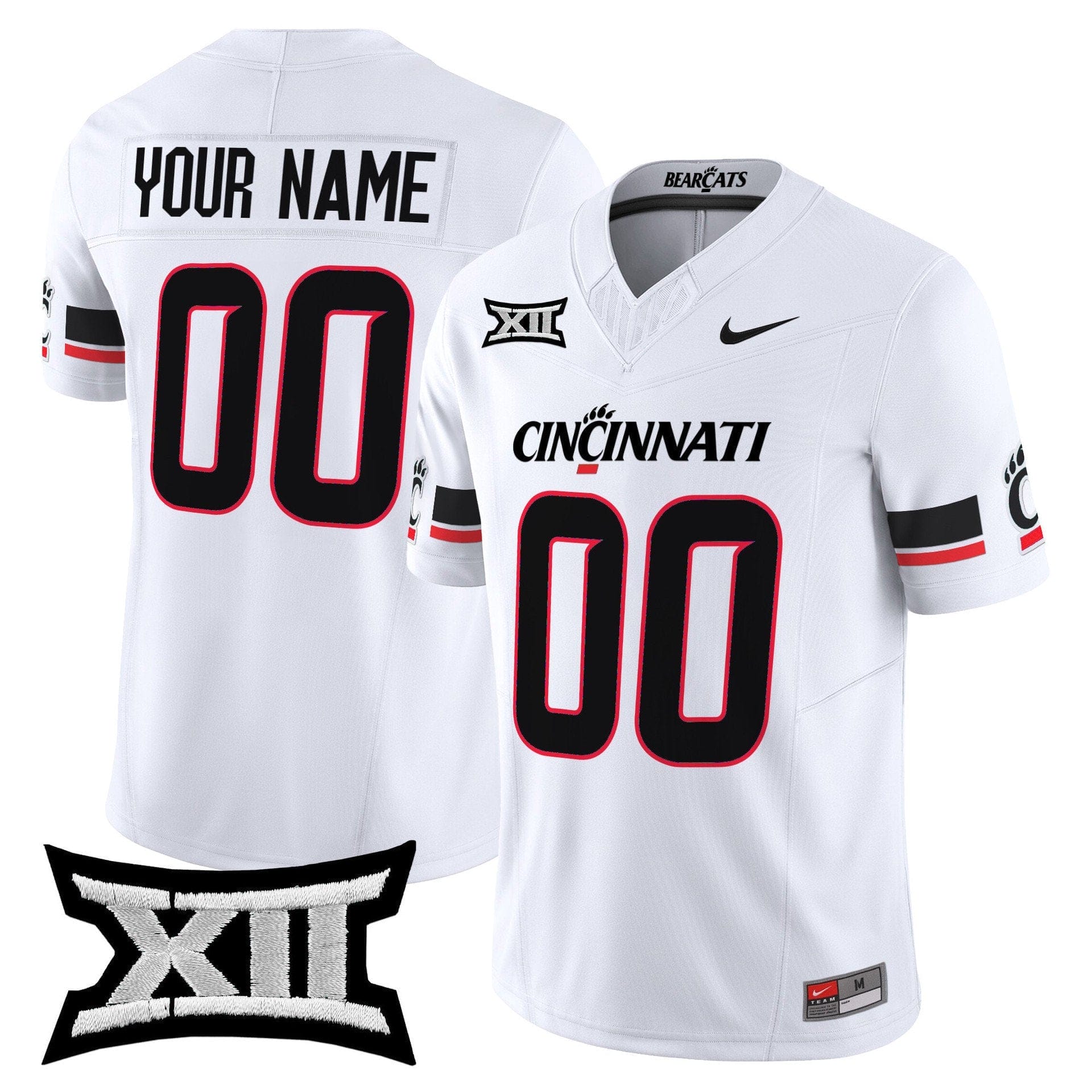 Custom Cincinnati Bearcats Jersey Name, Number 2025 Vapor Limited Stitched - Image 2