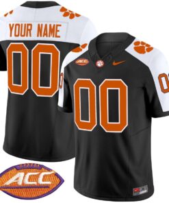 Custom Clemson Tigers Jersey Name Number 2025 Vapor Limited Stitched Black Alter