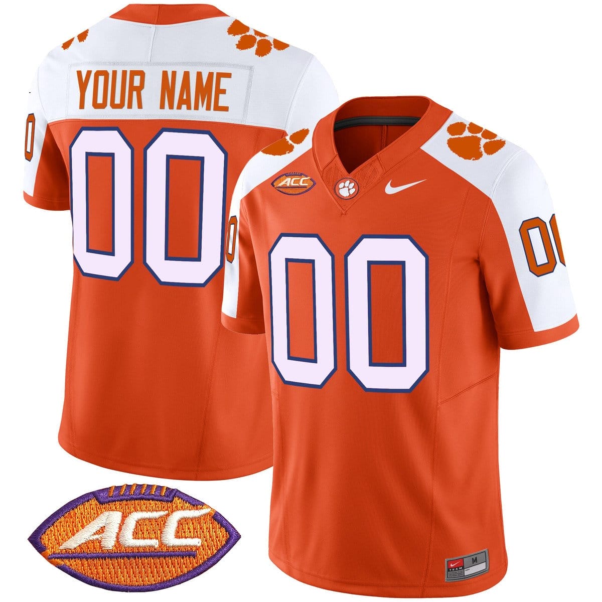 Custom Clemson Tigers Jersey Name, Number 2025 Vapor Limited Stitched 4 Custom Clemson Tigers Jersey Name, Number 2025 Vapor Limited Stitched - Image 4