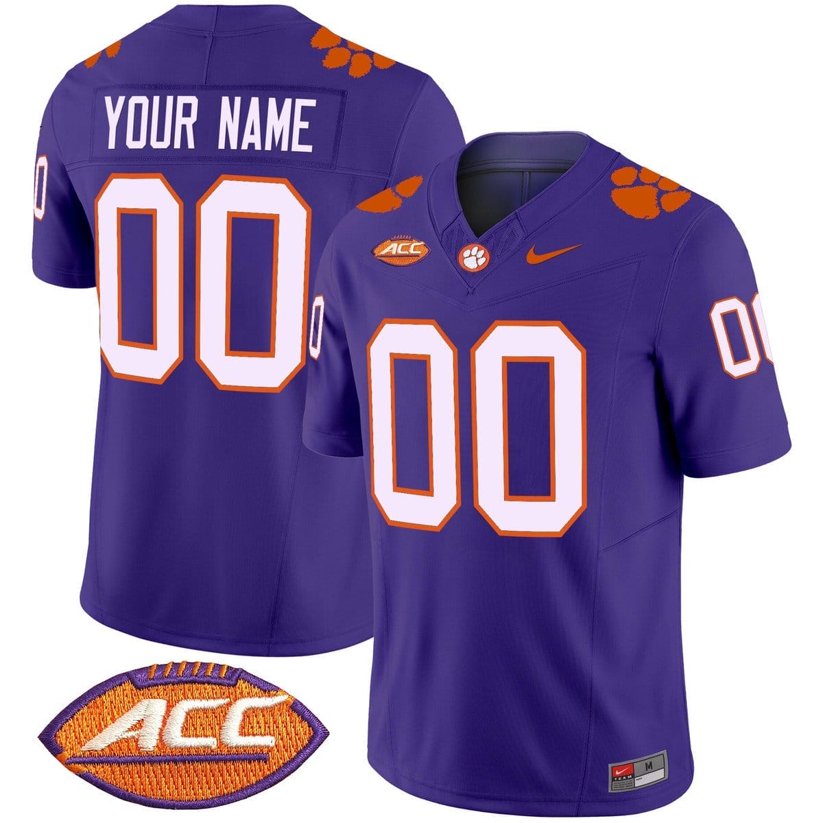 Custom Clemson Tigers Jersey Name, Number 2025 Vapor Limited Stitched 6 Custom Clemson Tigers Jersey Name, Number 2025 Vapor Limited Stitched - Image 6
