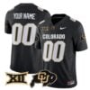 Custom Colorado Buffaloes Jersey 2025 Vapor Limited Stitched Black