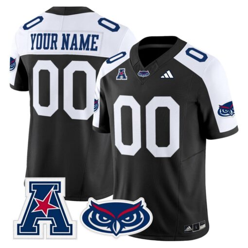 Custom Florida Atlantic Owls Jersey Name, Number 2025 All Stitched - Image 5