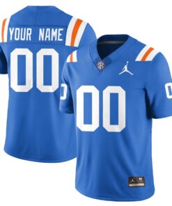 Alternative view of Custom Florida Gators Jersey Bring Back 1960s Throwback Stitched