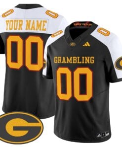 Alternative view of Custom Grambling Tigers Jersey Name, Number 2025 Limited Stitched