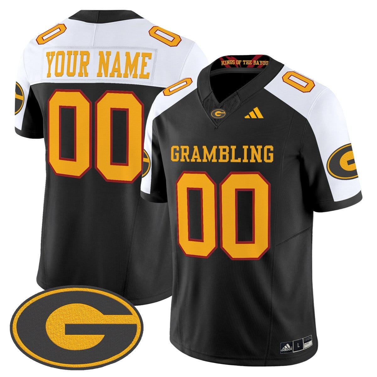 Custom Grambling Tigers Jersey Name, Number 2025 Limited Stitched 2 Custom Grambling Tigers Jersey Name, Number 2025 Limited Stitched - Image 2