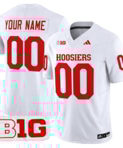 Alternative view of Custom Indiana Hoosiers Jersey Name, Number 2025 Limited Stitched