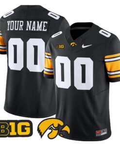 Custom Iowa Hawkeyes Jersey Name, Number  2025 Limited Stitched