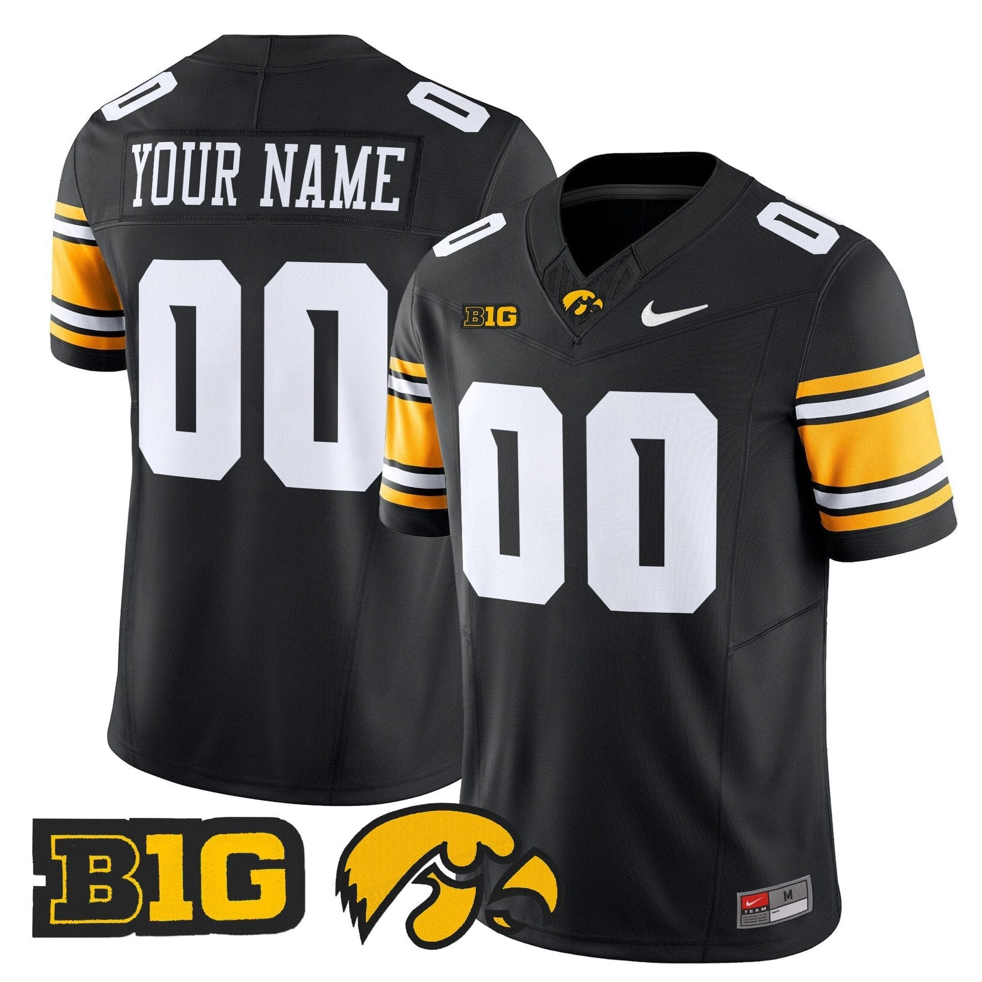 Custom Iowa Hawkeyes Jersey Name, Number  2025 Limited Stitched