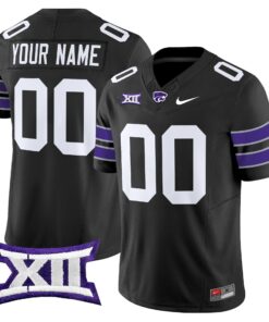 Custom Kansas State Wildcats Jersey Name, Number 2025 Limited Stitched