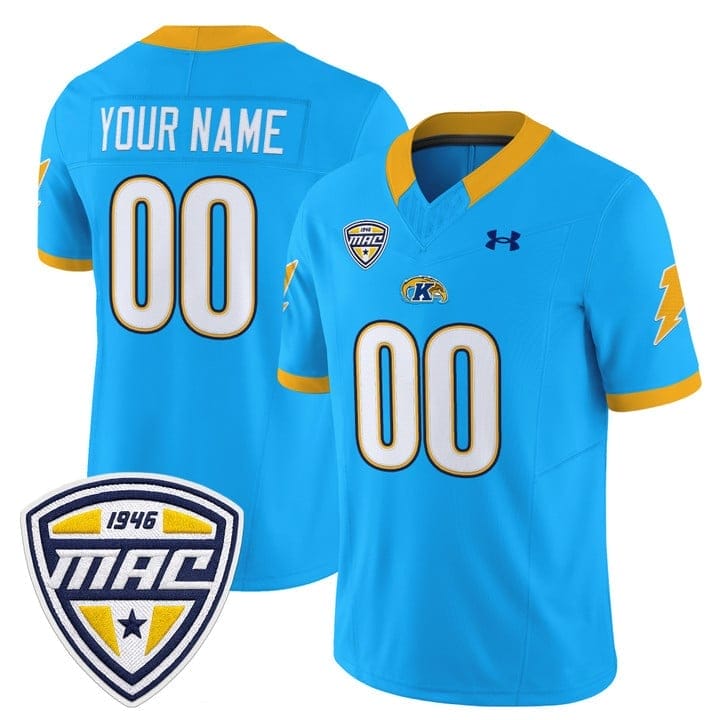Custom Kent State Golden Flashes Jersey 2025 Limited Stitched - Image 3