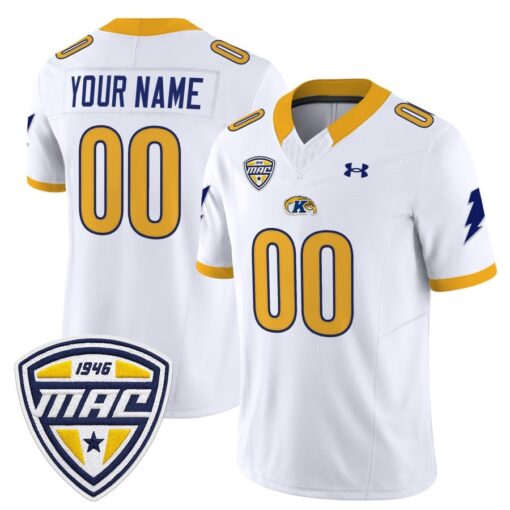 Custom Kent State Golden Flashes Jersey 2025 Limited Stitched - Image 2