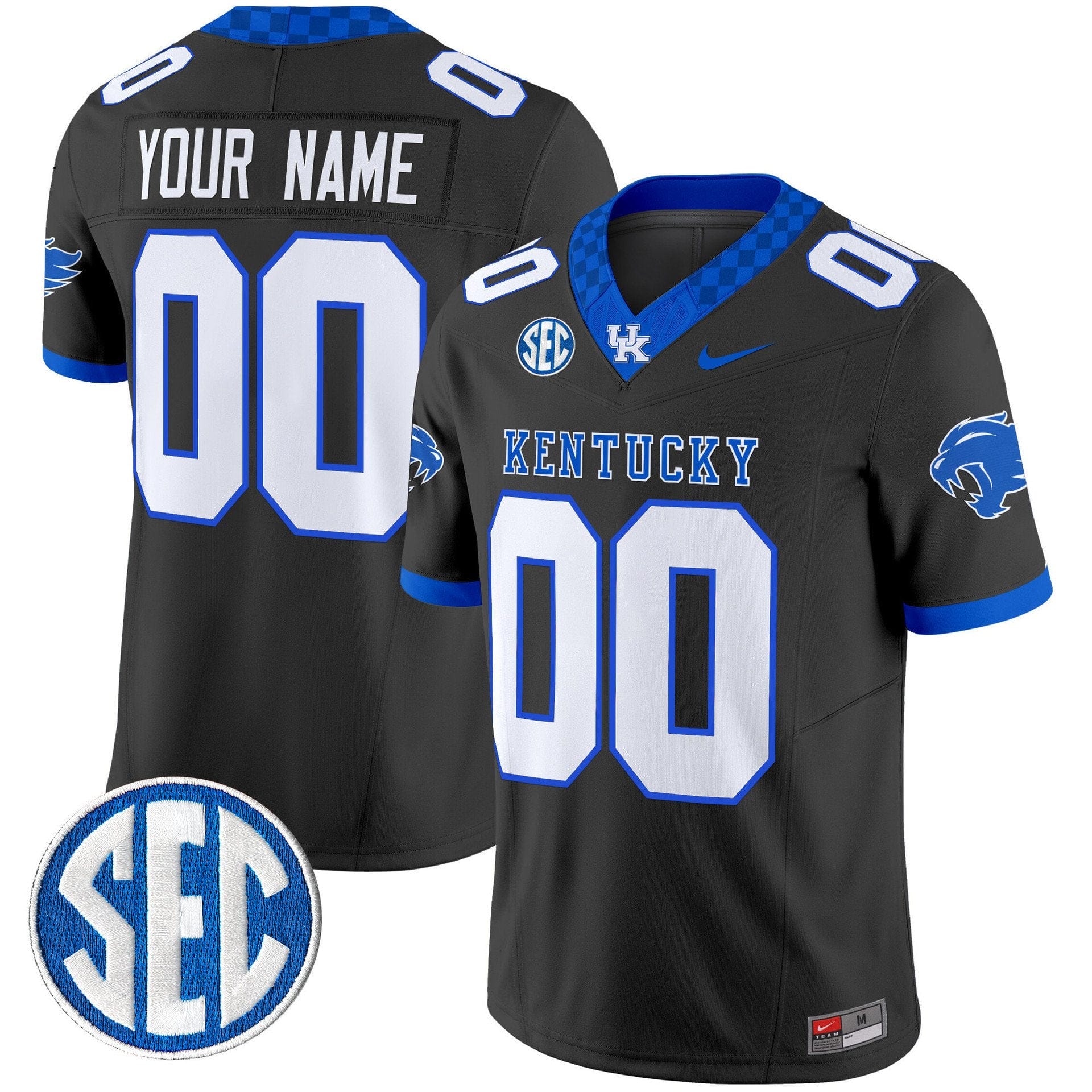 Custom Kentucky Wildcats Jersey Name, Number 2025 Limited Stitched 1 Custom Kentucky Wildcats Jersey Name, Number 2025 Limited Stitched