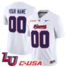 Custom Liberty Flames Jersey Name Number 2025 Vapor Limited Stitched White