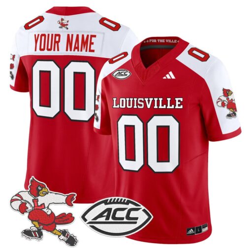 Custom Louisville Cardinals Jersey 1980s Throwback Limited Stitched - Image 4