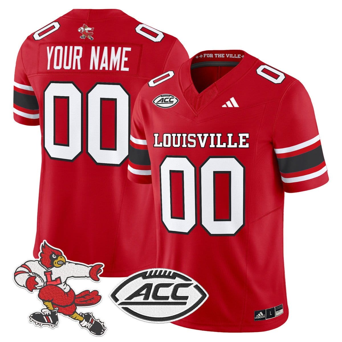 Custom Louisville Cardinals Jersey 1980s Throwback Limited Stitched - Image 5