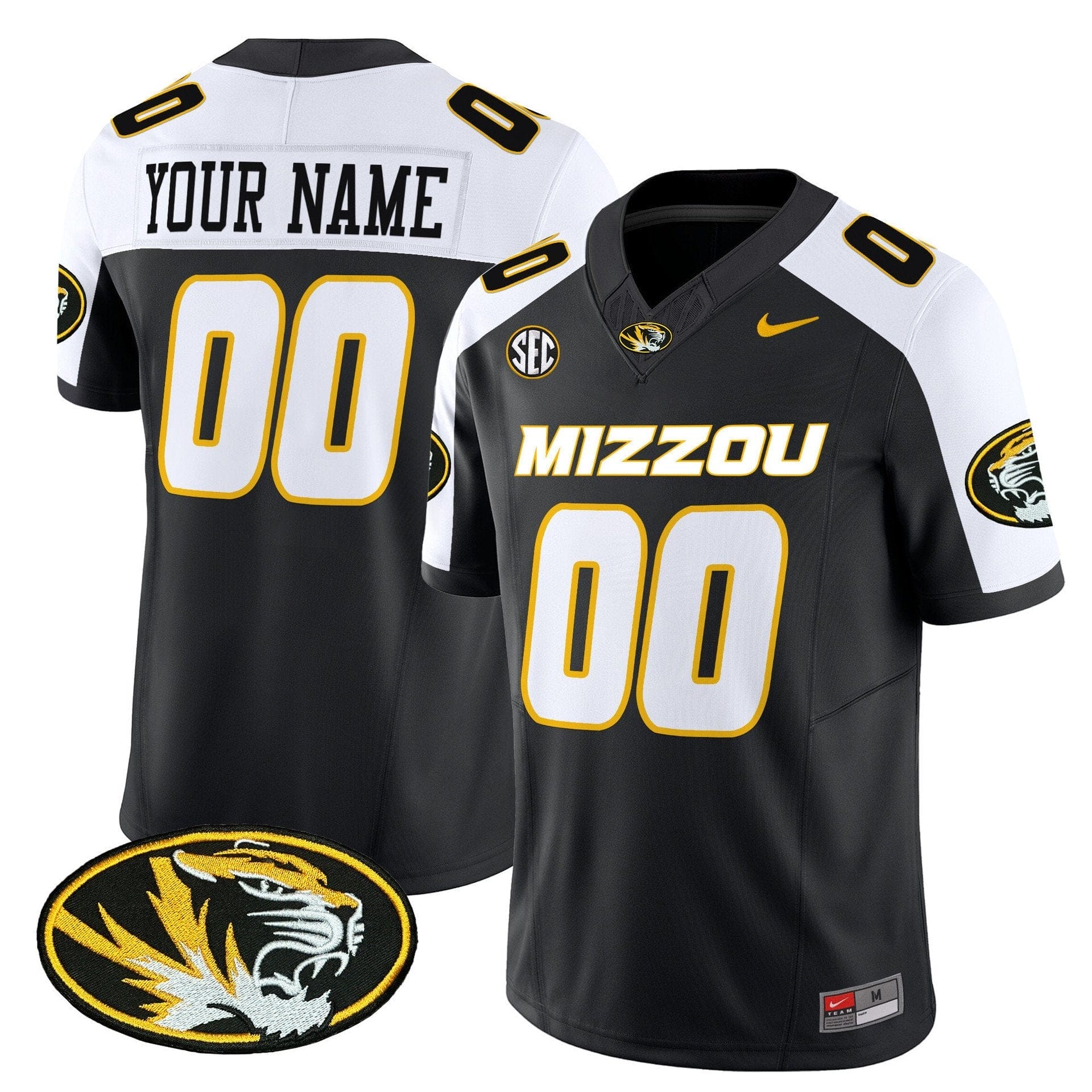 Custom Missouri Tigers Jersey Name, Number 2025 Vapor Limited Stitched 3 Custom Missouri Tigers Jersey Name, Number 2025 Vapor Limited Stitched - Image 3