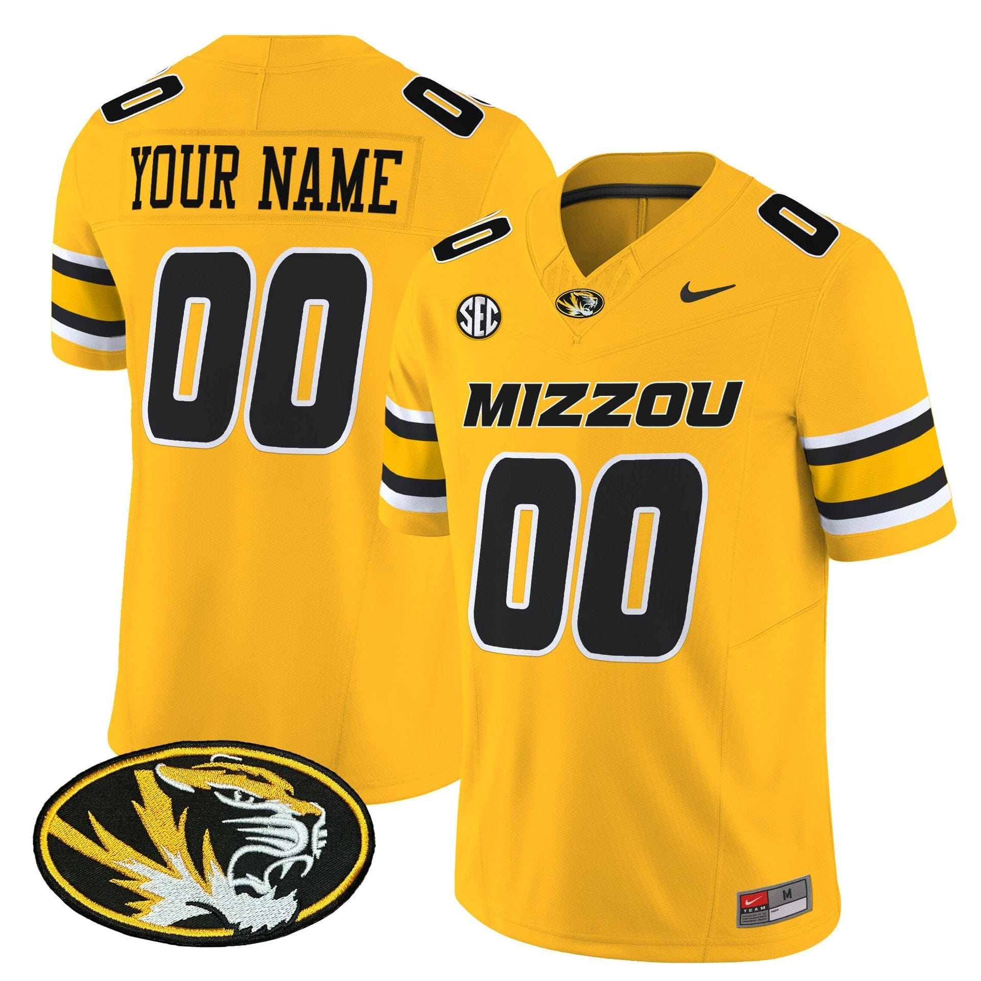 Custom Missouri Tigers Jersey Name, Number 2025 Vapor Limited Stitched 5 Custom Missouri Tigers Jersey Name, Number 2025 Vapor Limited Stitched - Image 5
