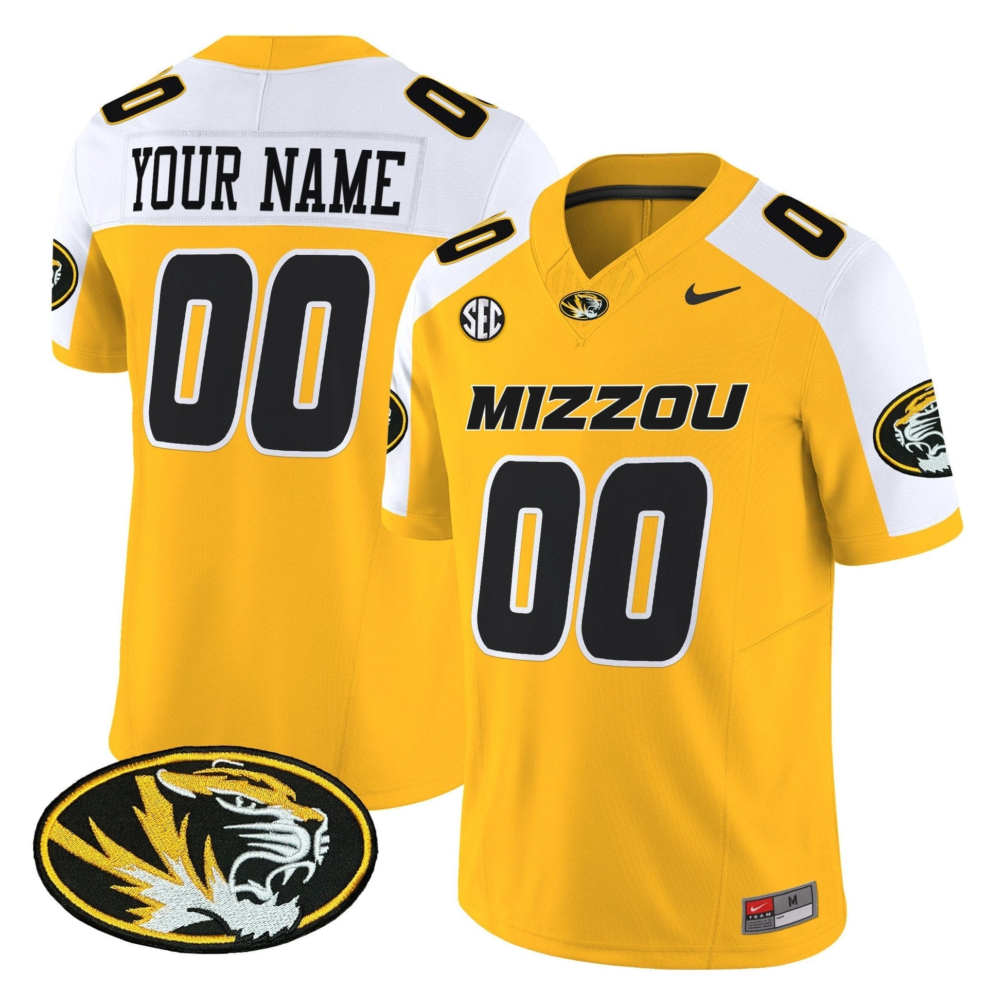 Custom Missouri Tigers Jersey Name, Number 2025 Vapor Limited Stitched 4 Custom Missouri Tigers Jersey Name, Number 2025 Vapor Limited Stitched - Image 4