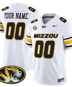 Alternative view of Custom Missouri Tigers Jersey Name, Number 2025 Vapor Limited Stitched