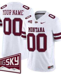 Alternative view of Custom Montana Grizzlies Jersey Name, Number 2025 Vapor Stitched