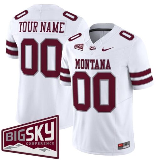 Custom Montana Grizzlies Jersey Name, Number 2025 Vapor Stitched - Image 2