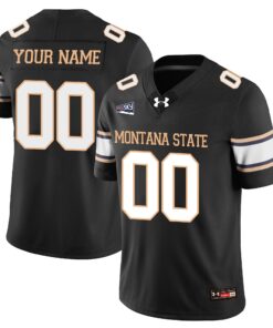 Custom Montana State Bobcat Jersey Name, Number Football 2025 Stitched