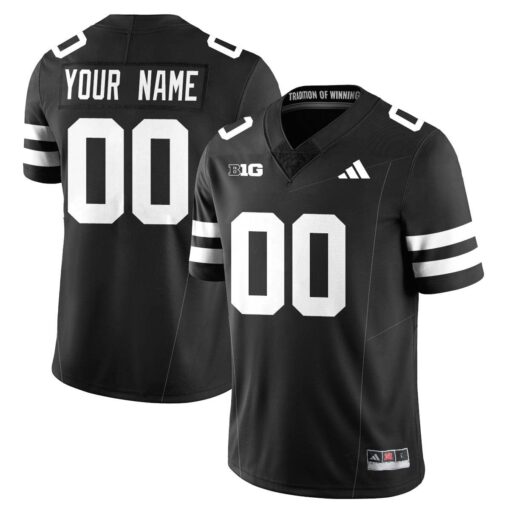 Custom Nebraska Football Jersey Name, Number 2025 Blackout Stitched