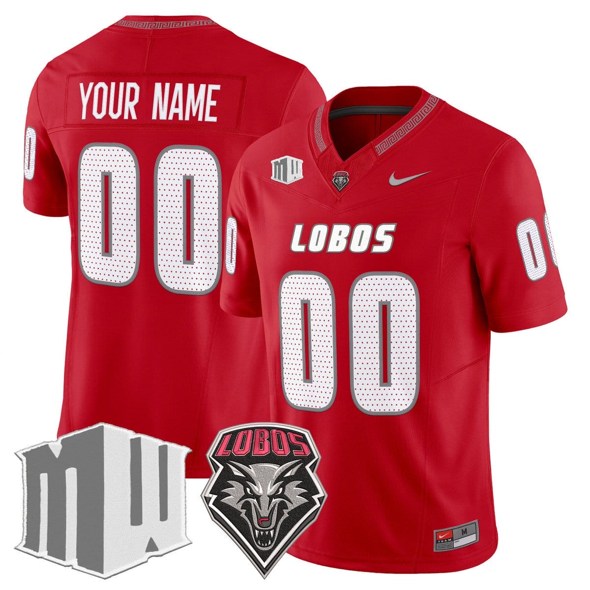 Custom New Mexico Lobos Jersey Name, Number 2025 Vapor Limited Stitched 3 Custom New Mexico Lobos Jersey Name, Number 2025 Vapor Limited Stitched - Image 3