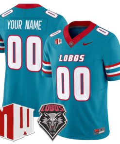 Custom New Mexico Lobos Jersey Name, Number 2025 Vapor Limited Stitched
