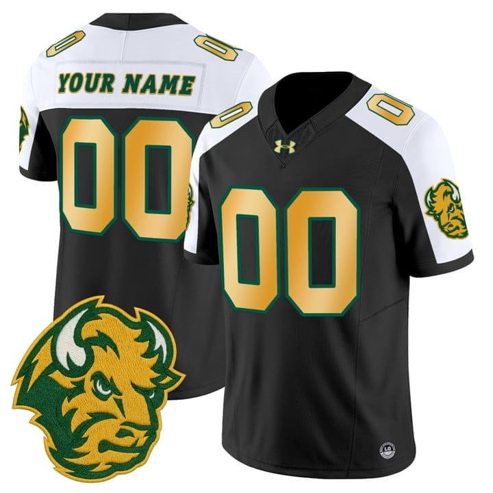 Custom North Dakota State Bison Jersey Name, Number Limited Stitched 3 Custom North Dakota State Bison Jersey Name, Number Limited Stitched - Image 3