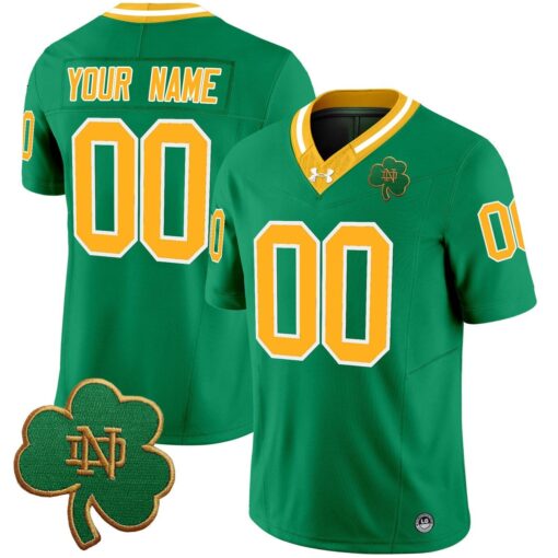Custom Notre Dame Jersey Name, Number 2025 Vapor Limited V3 Stitched - Image 4