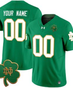 Alternative view of Custom Notre Dame Jersey Name, Number 2025 Vapor Limited V3 Stitched