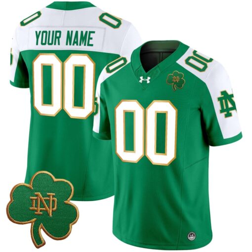 Custom Notre Dame Jersey Name, Number 2025 Vapor Limited V3 Stitched
