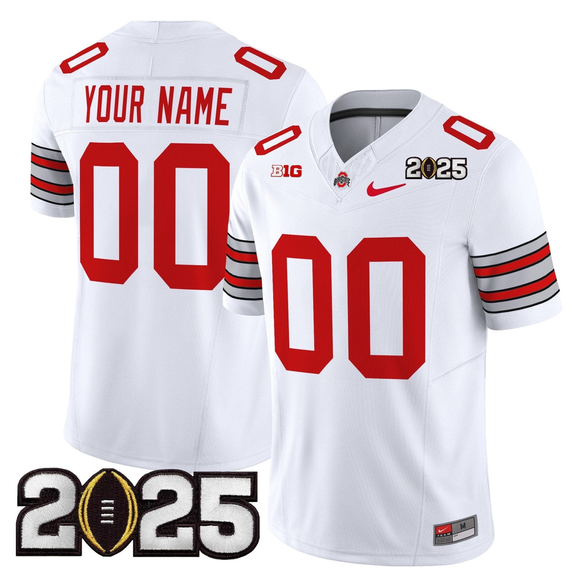 Custom Ohio State Buckeyes Jersey 2025 Vapor Limited Stitched 2 Custom Ohio State Buckeyes Jersey 2025 Vapor Limited Stitched - Image 2