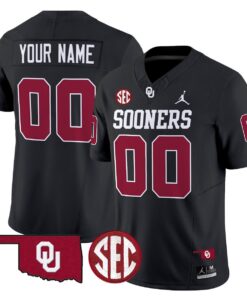 Custom Oklahoma Sooners Jersey Name, Number 2025 Limited Stitched
