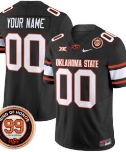Custom Oklahoma State Cowboys Jersey 2025 Leslie O'neal Patch