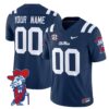Custom Ole Miss Rebels Jersey Name Number 2025 V2 Stitched Navy