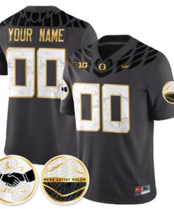 Custom Oregon Ducks Jersey Name, Number 2025 Shoe Duck Stitched