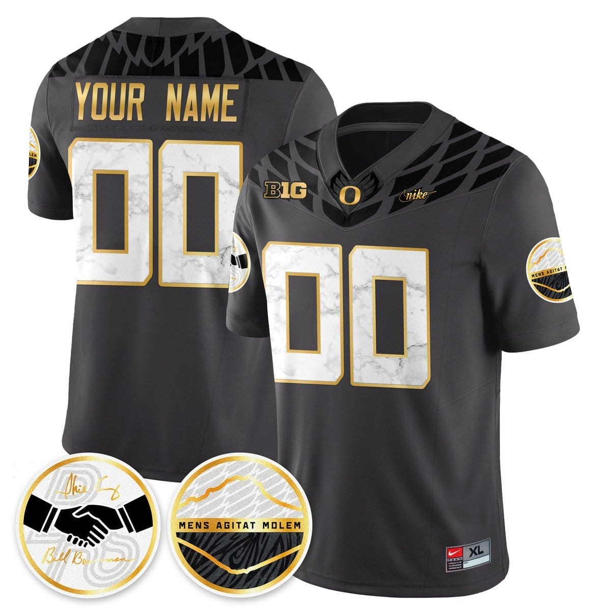 Custom Oregon Ducks Jersey Name, Number 2025 Shoe Duck Stitched