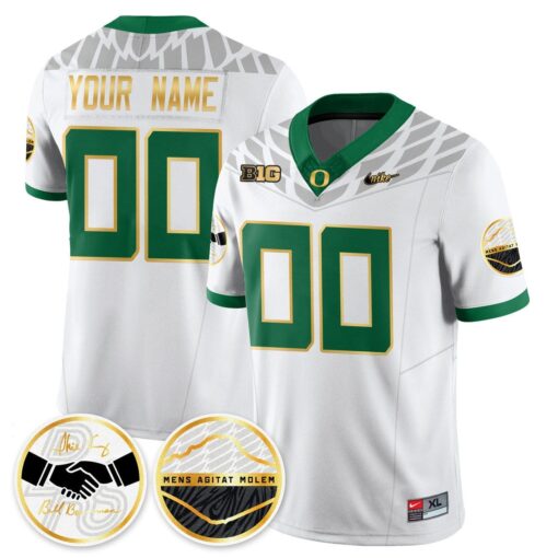 Custom Oregon Ducks Jersey Name, Number 2025 Shoe Duck Stitched - Image 2