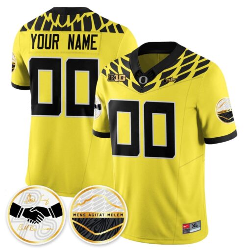 Custom Oregon Ducks Jersey Name, Number 2025 Shoe Duck Stitched - Image 5