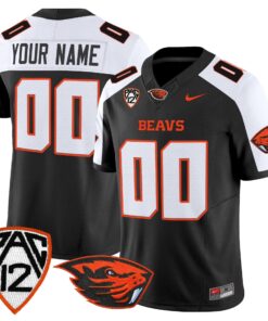Custom Oregon State Beavers Jersey 2025 Vapor Limited Stitched Black Alter e0b8b44d f15c 44a1 bef8 537cf1e62ede