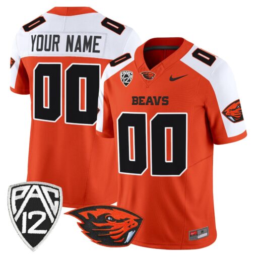 Custom Oregon State Beavers Jersey 2025 Vapor Limited Stitched - Image 4
