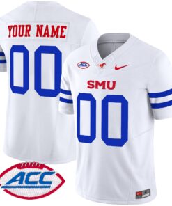 Custom SMU Mustangs Jersey Name, Number 2025 Vapor Limited Stitched