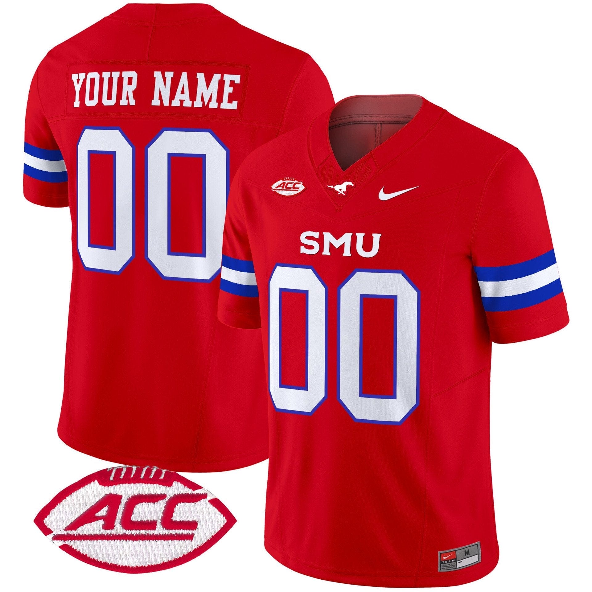 Custom SMU Mustangs Jersey Name, Number 2025 Vapor Limited Stitched 5 Custom SMU Mustangs Jersey Name, Number 2025 Vapor Limited Stitched - Image 5
