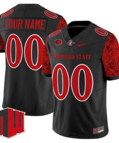 Custom San Diego State Aztecs Jersey Name, Number 2025 Limited Stitched