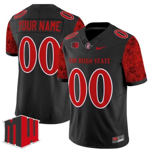 Custom San Diego State Aztecs Jersey Name, Number 2025 Limited Stitched