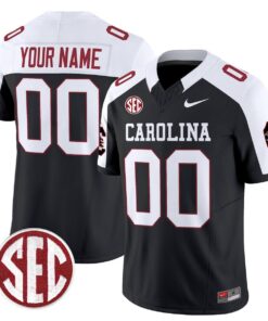 Custom South Carolina Gamecocks Jersey 1980 Throwback Rebrand 2026 Black Alter