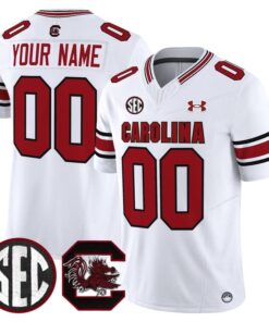 Alternative view of Custom South Carolina Gamecocks Jersey 2025 Limited Stitched
